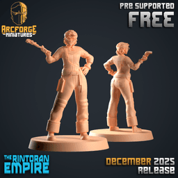 Korina Valen - The Arcane Engineer - For Tabletop RPG Gaming 3d model