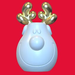 DEER VASE 3d model