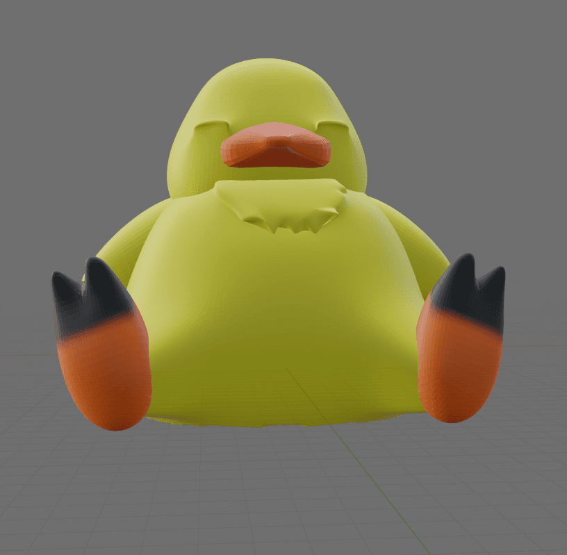 Large Chocobo 3d model