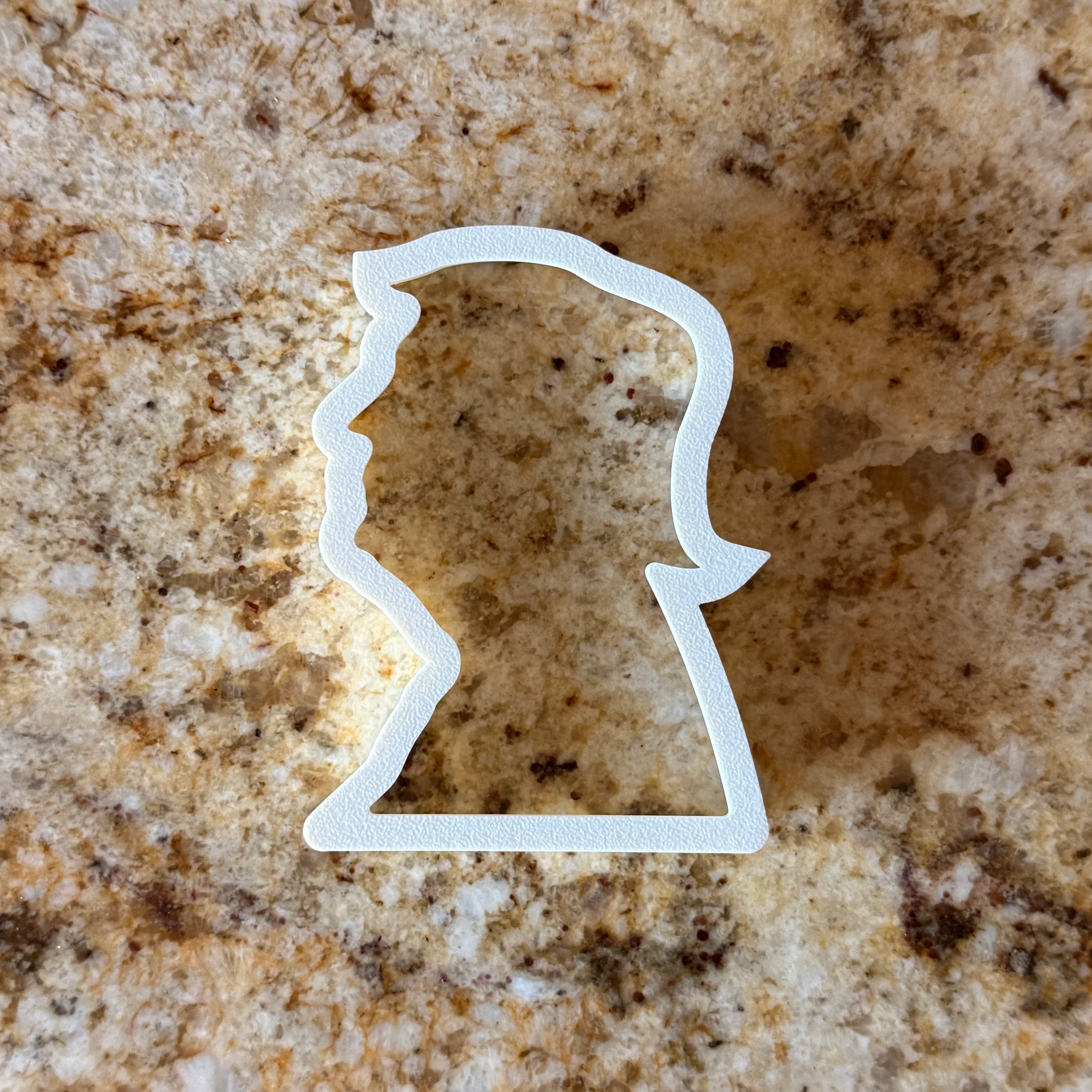 Donald Trump cookie cutter 3d model