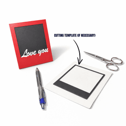 POLAROID PHOTO FRAME / PHOTO STAND / VALENTINES GIFT / MODERN HOMEDECOR / DECORATIONS 3d model