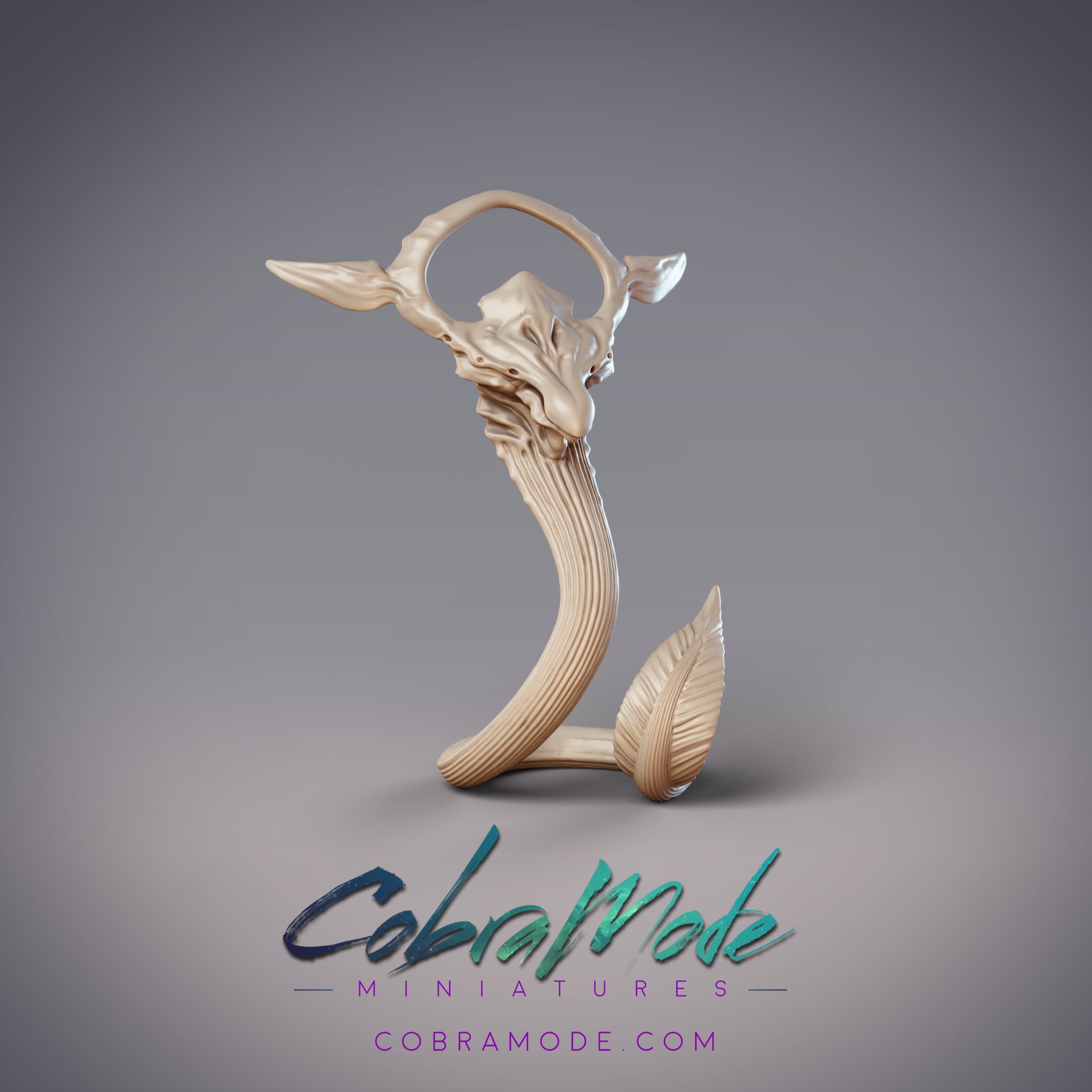 Voidling Wyrm - Stygian Larva (Pre-Supported) 3d model