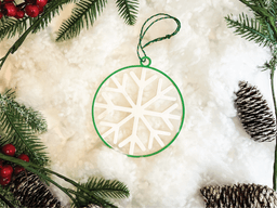 Christmas Ornaments v5 Snowflake Simple.3mf 3d model