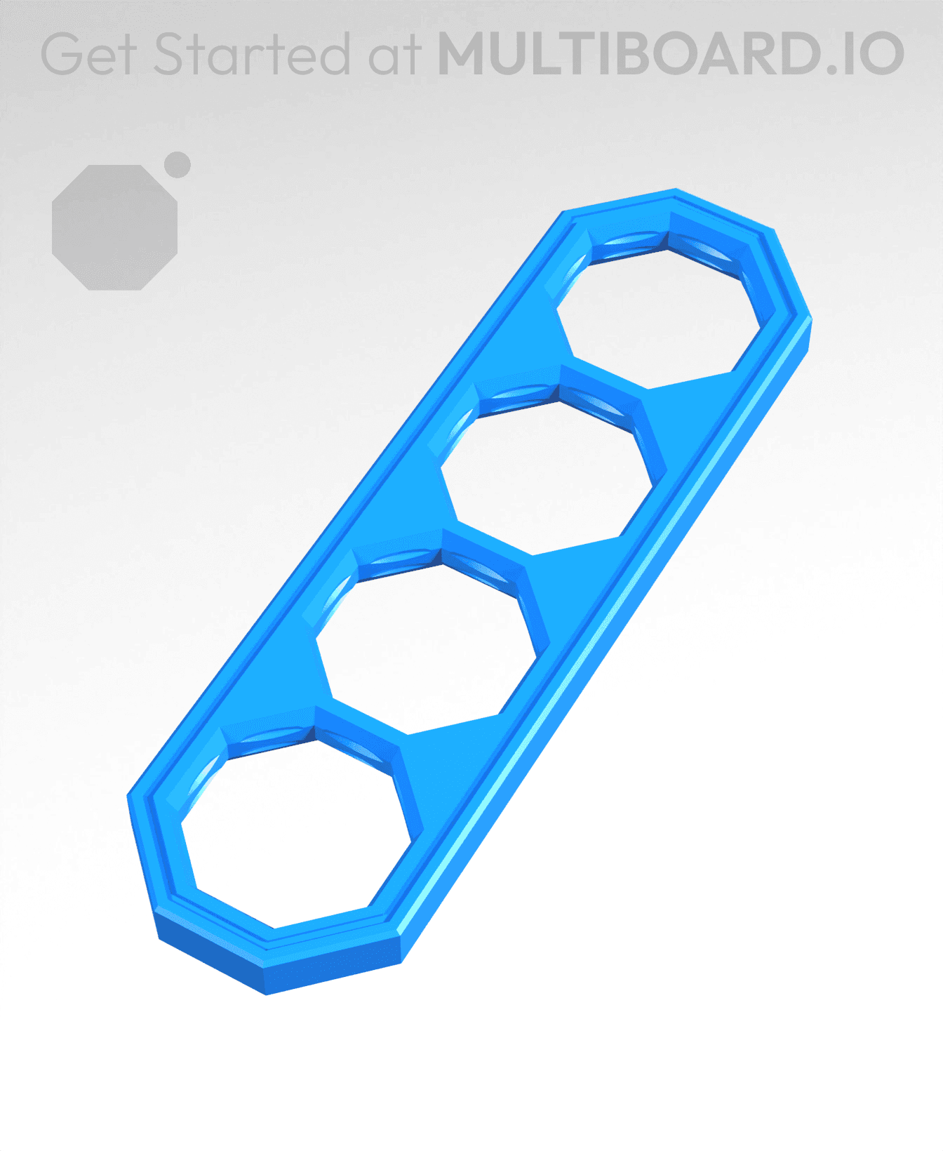 4 MU Big Holes, Bar 3d model