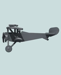 1:144 Nieuport 16 3d model