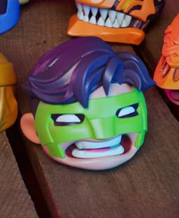 Li'l Green Lantern Head - #MASKtober - Comic Super Hero Fanart Collectible 3d model