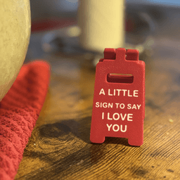A little Sign To Say I Love You 3d model