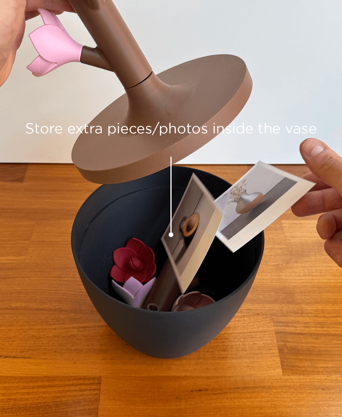 Floraroid, modular photo display stand. 3d model
