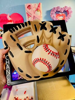 Customizable Baseball Wall Art 3d model