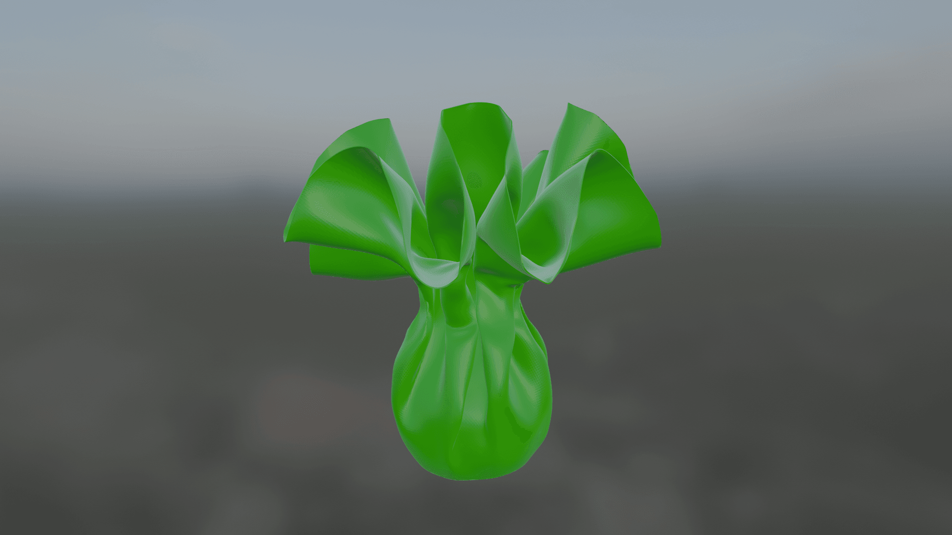 Cloth Ball - Flowered 3d model