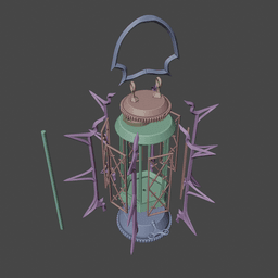 FANTASY MOONLANTERN BALDURS GATE 3 3d model