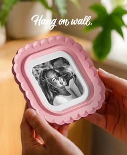 Snap-Fit Photo Frame Bloom for 90x90mm Images 3d model
