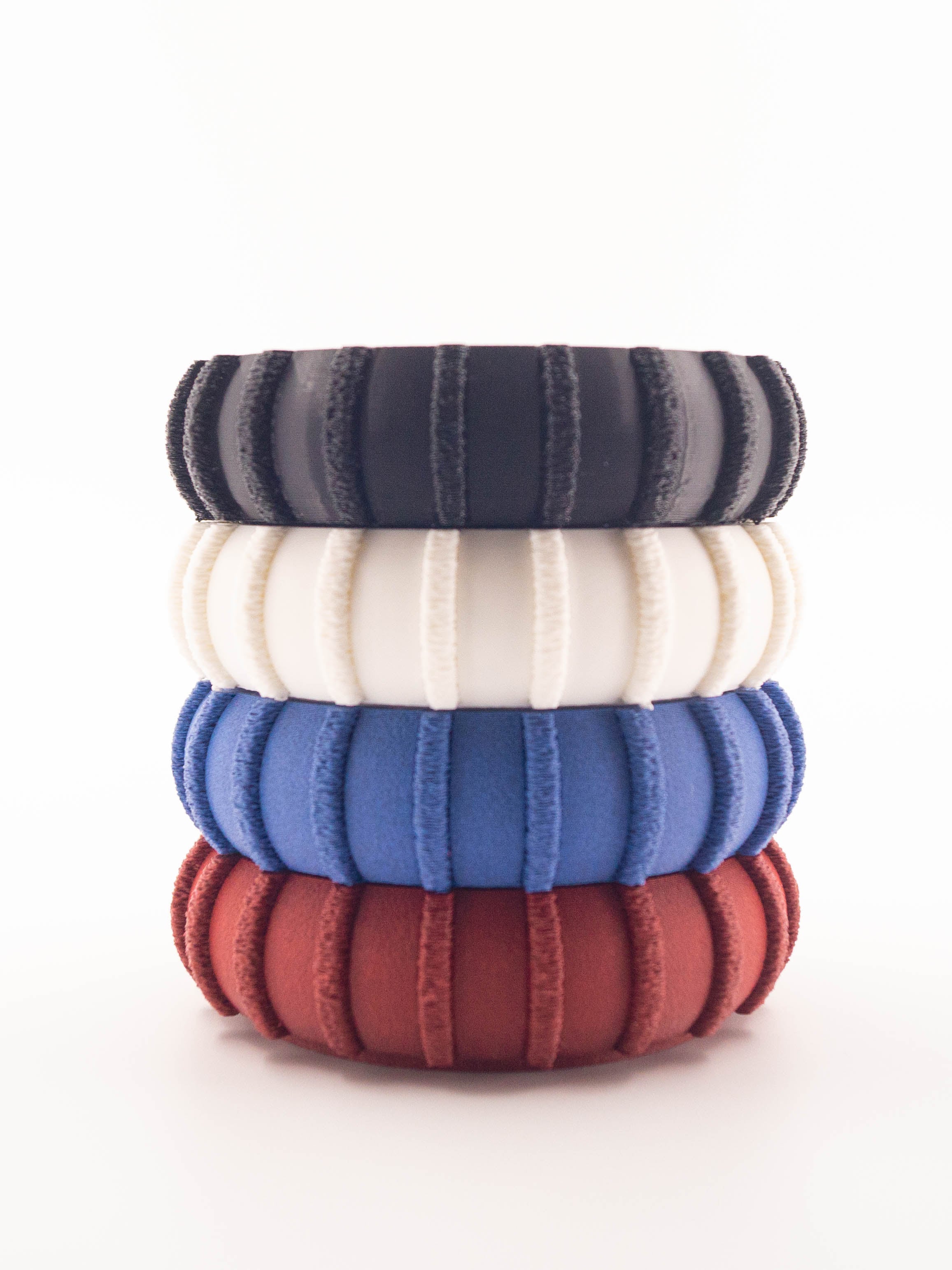Stackable Fuzzy Pattern Catch All Tray - Design #1 3d model