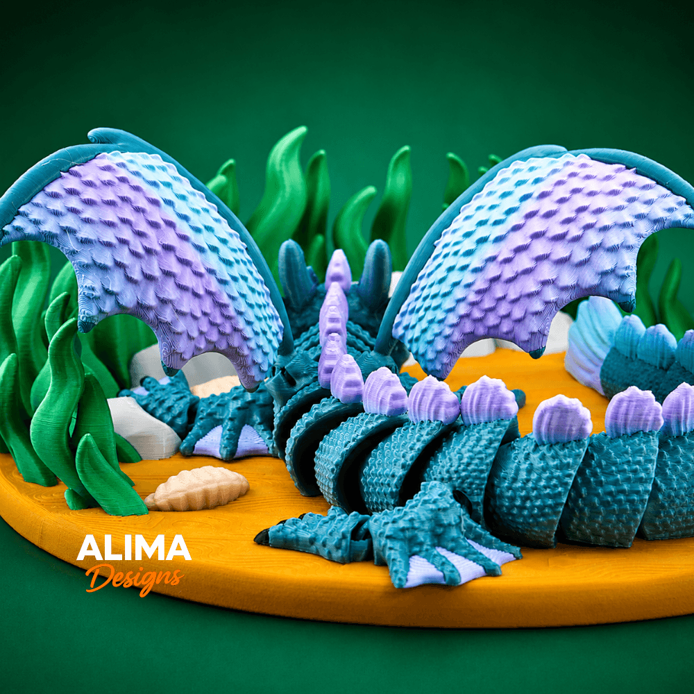 XXL Fish Dragon 3d model