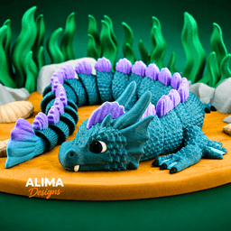 XXL Fish Dragon 3d model