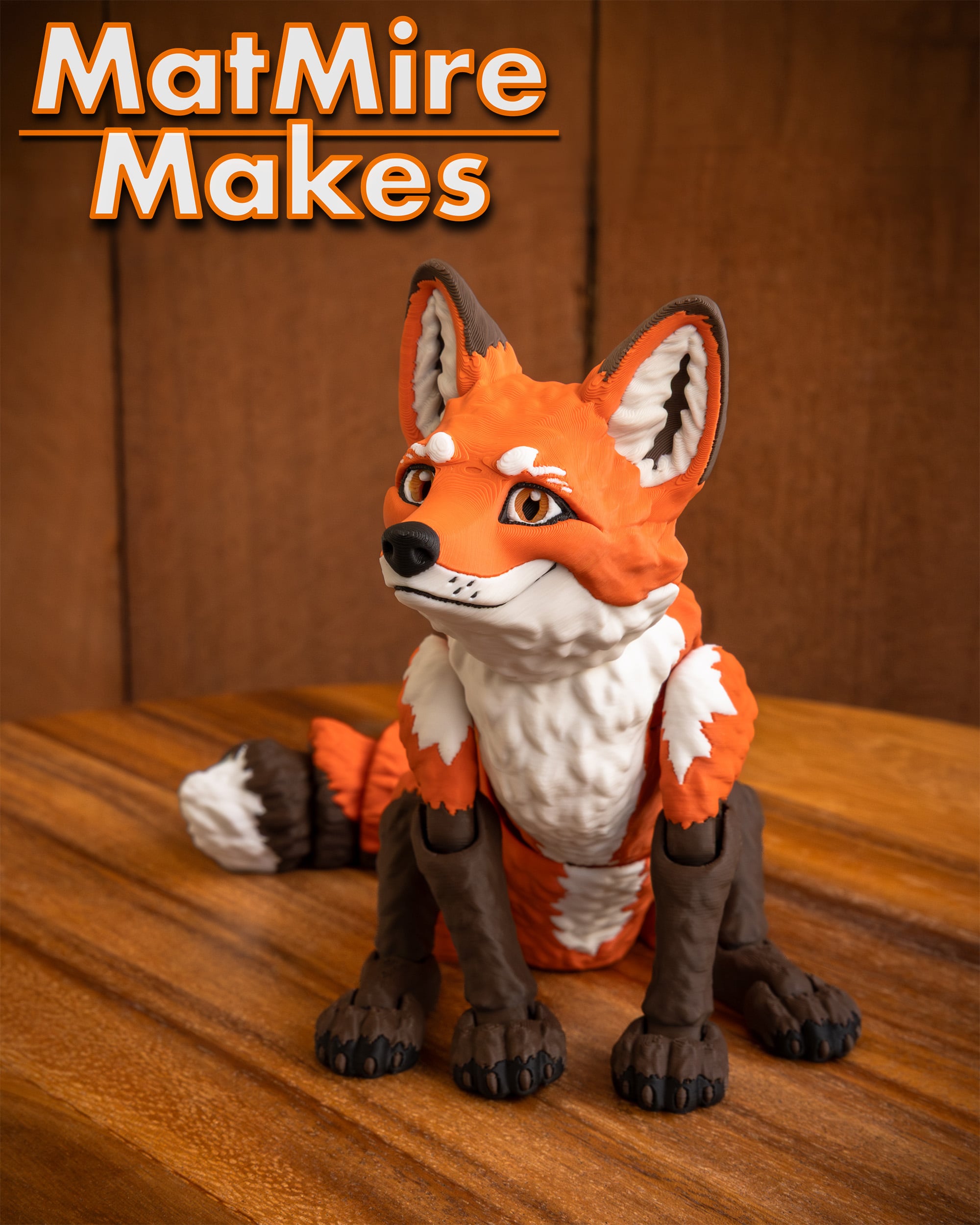 Fox - Articulated Figure 3d model