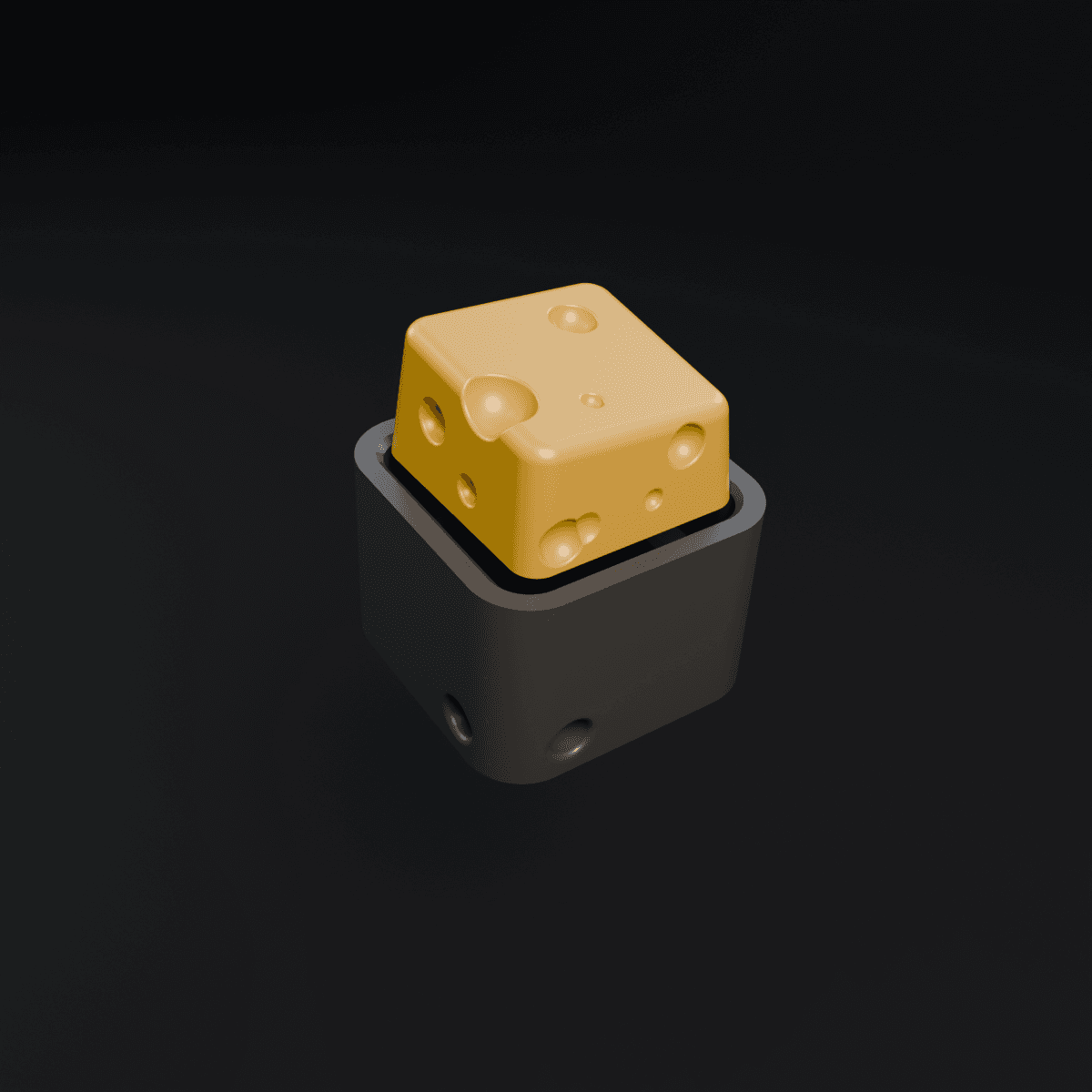 Yet another cheesy clicker 3d model