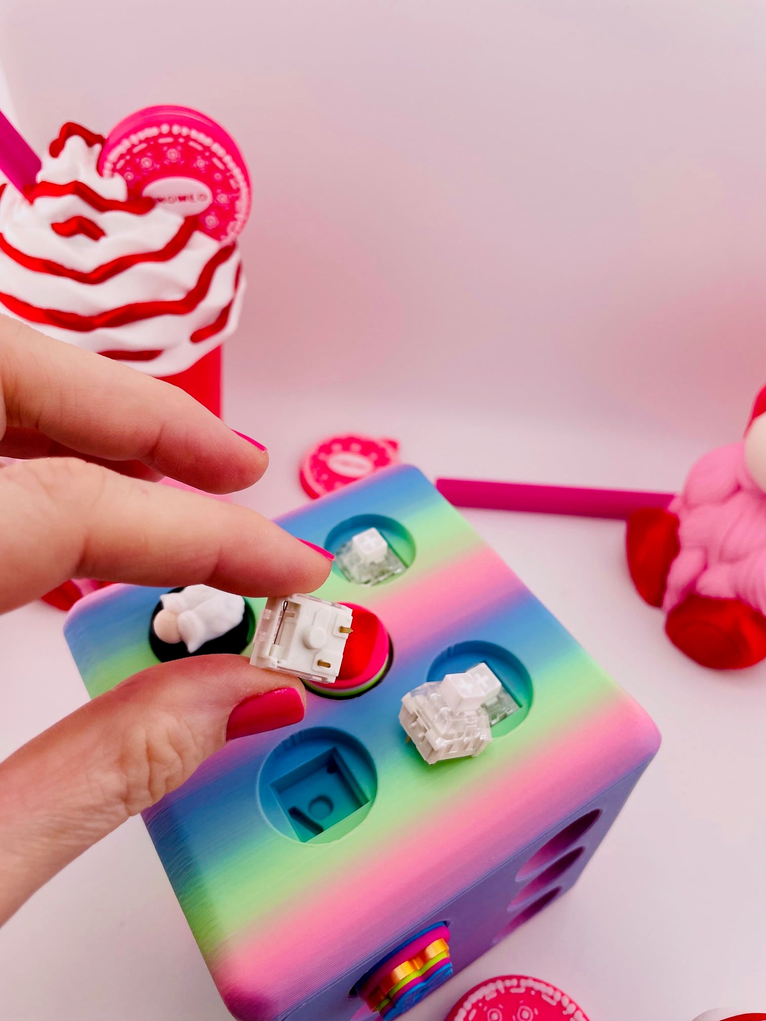 Super Duper Dice Clicker Fidget for Cool Kids 3d model
