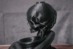 Snake and Skull Incense Burner 3d model