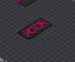 Keychain: Whiskers I 3d model