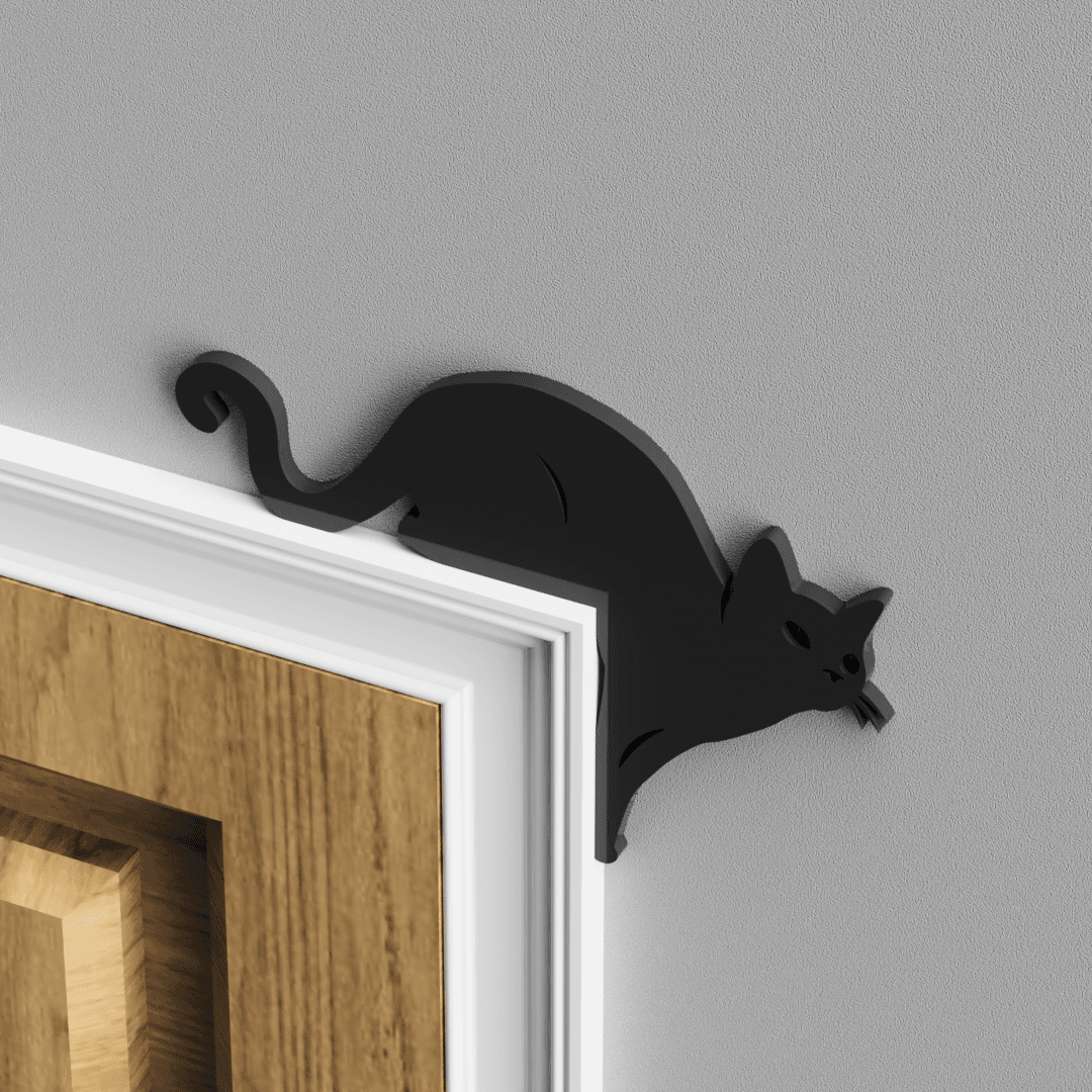 Cat Door Topper 3d model