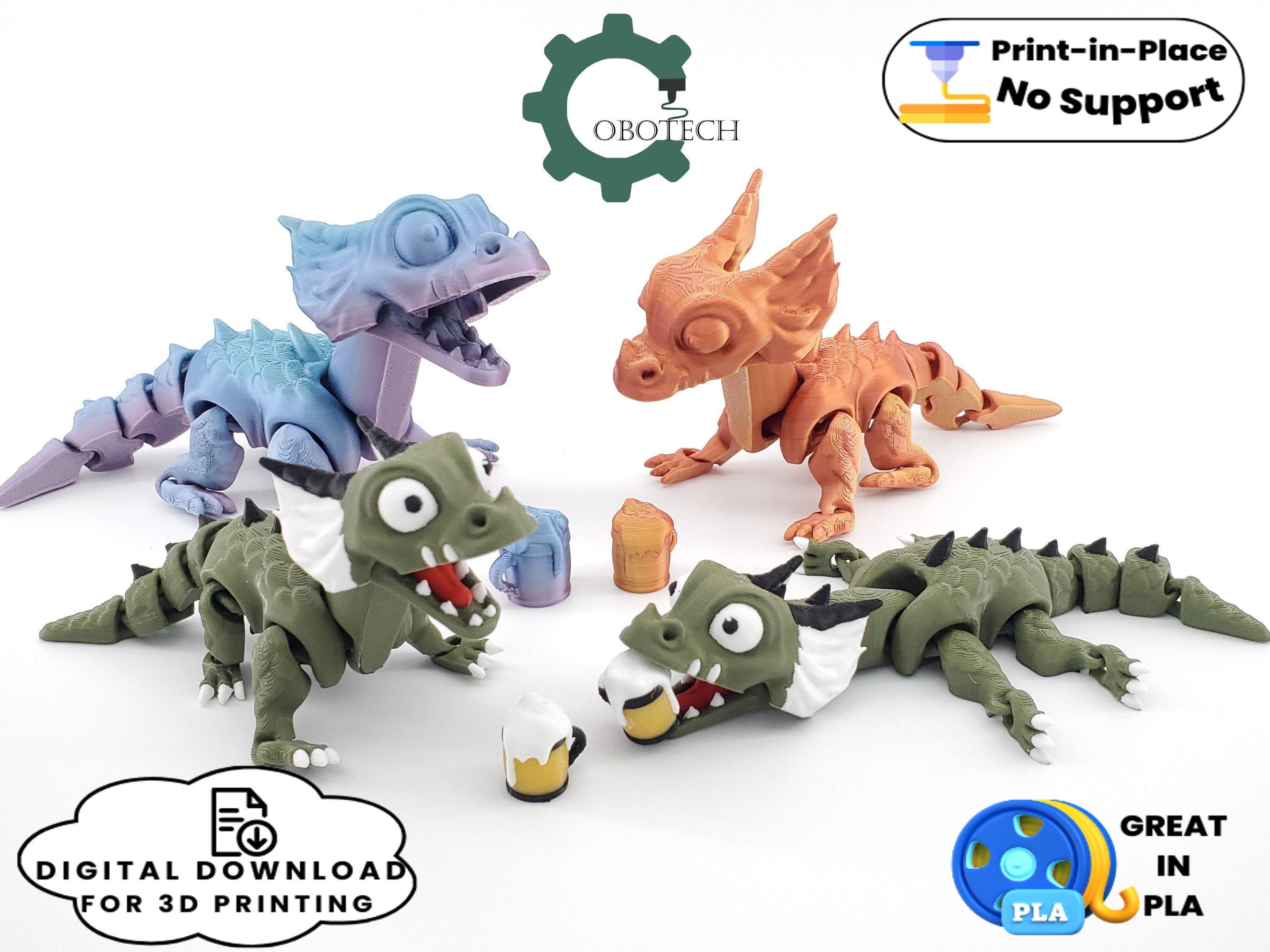 Cobotech Articulated Tipsy Dragon 3d model