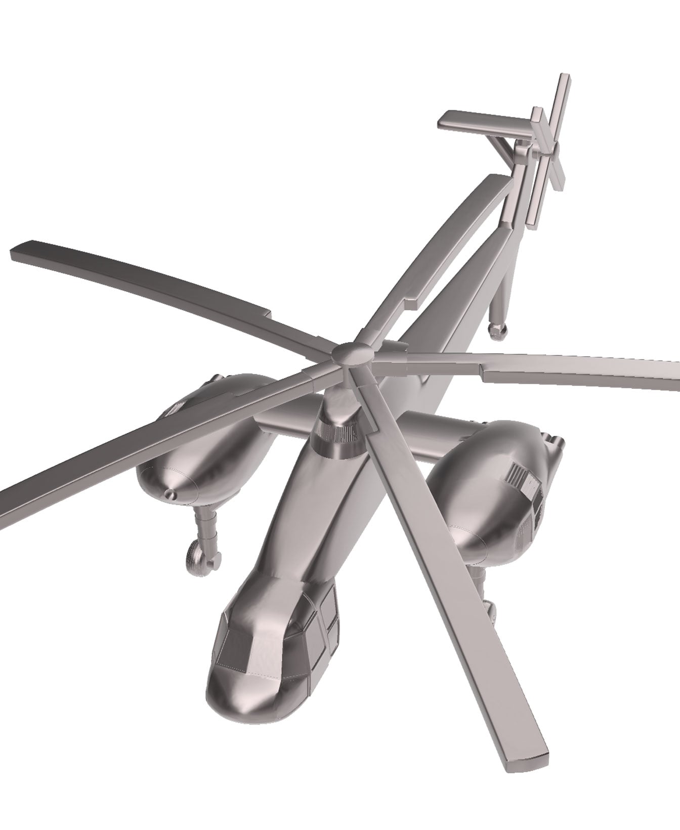 Sikorsky S-60 Skycrane 3d model