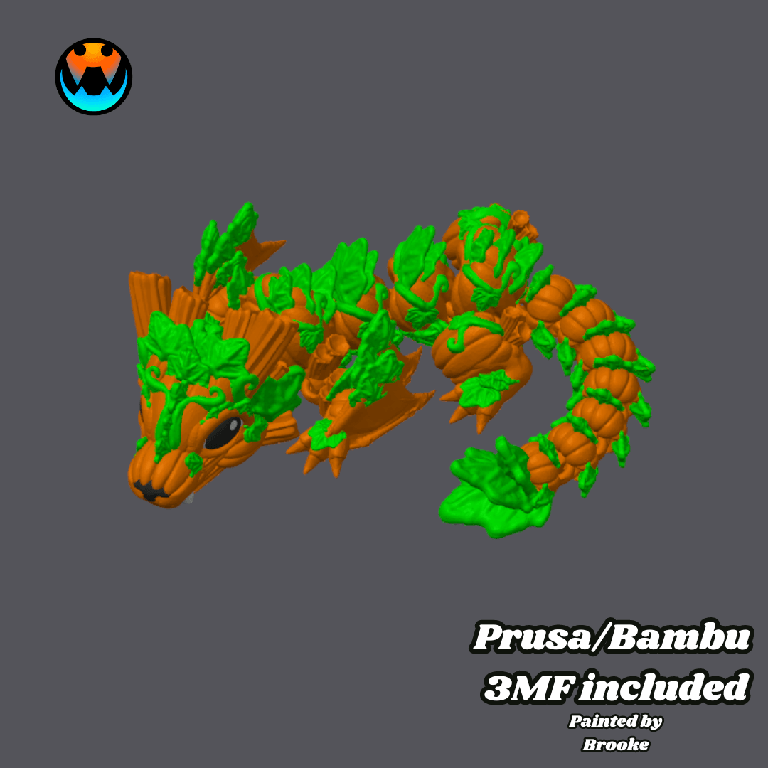 Baby Pumpkin Wyvern 3d model