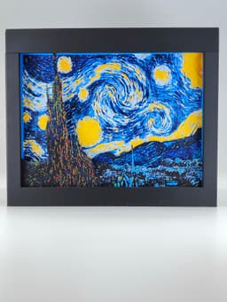 The Starry Night Shadow Box 3d model