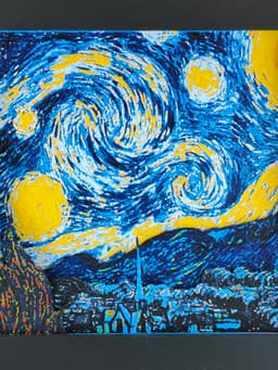 The Starry Night Shadow Box 3d model