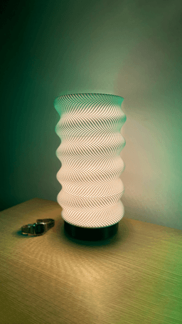 Springy Lampshade - Adaptive E27 Pendant Lamp & Table Lamp by Lunfardo 3d model