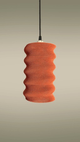 Springy Lampshade - Adaptive E27 Pendant Lamp & Table Lamp by Lunfardo 3d model