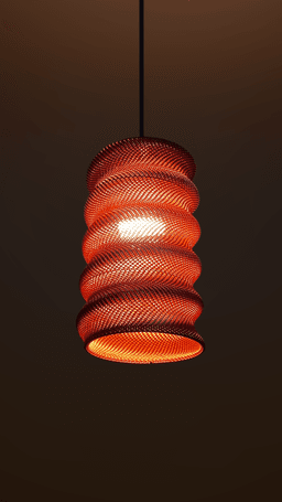 Springy Lampshade - Adaptive E27 Pendant Lamp & Table Lamp by Lunfardo 3d model
