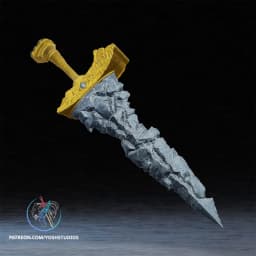Maliketh Black Blade 3D Printer STL File 3d model