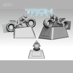 TRON: Ares Lightcycle Rider Keycap — Cyber‑Neon Sci‑Fi Custom Keycap (Cherry MX) 3d model