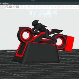 TRON: Ares Lightcycle Rider Keycap — Cyber‑Neon Sci‑Fi Custom Keycap (Cherry MX) 3d model