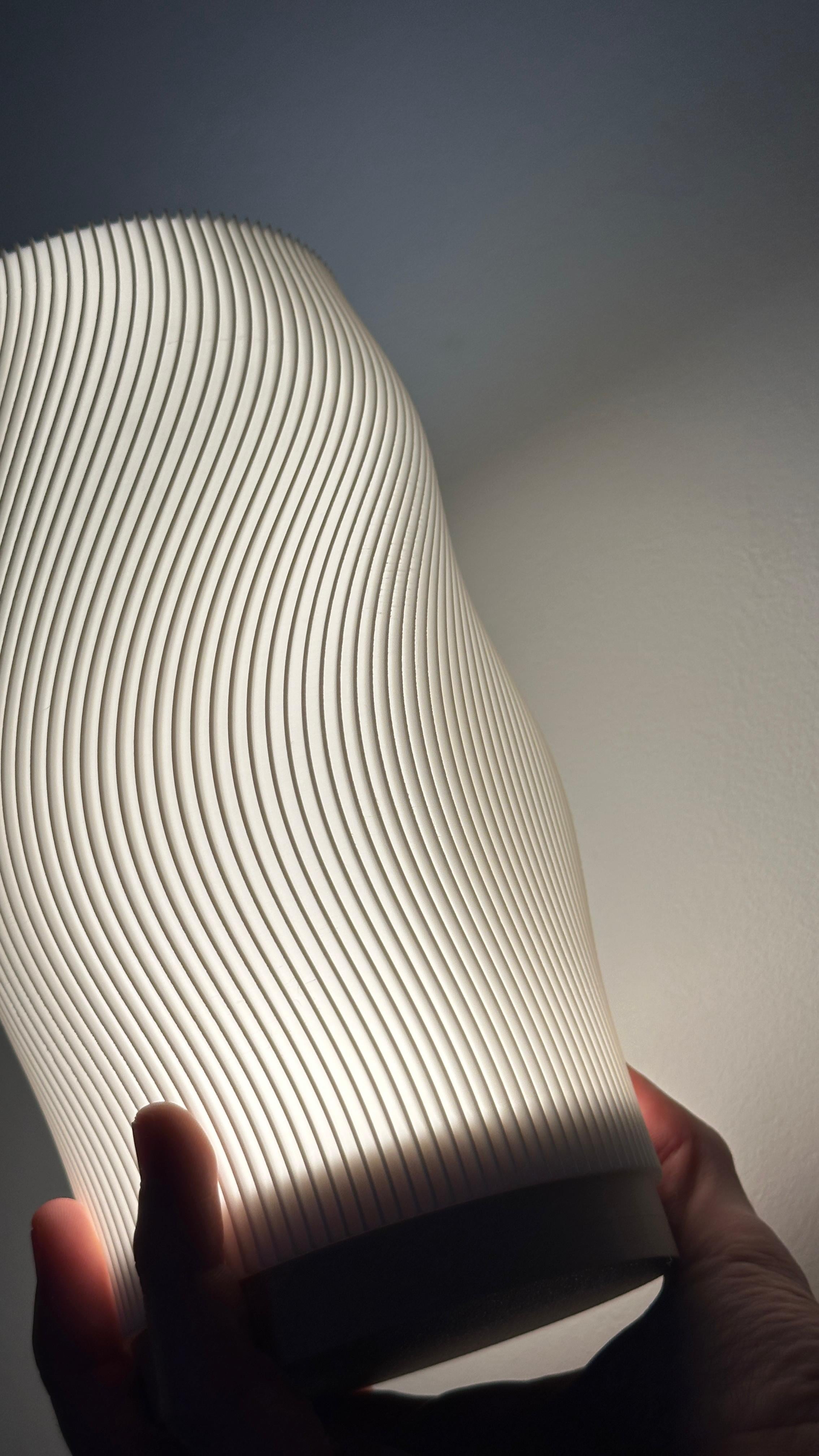 Modular Table Lamp - The wave 3d model