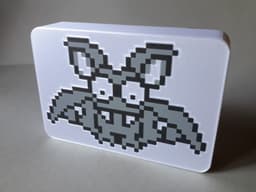 Bomb-Bat - 05, multicolor pixel art nesting box 3d model