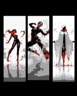 A warrior and fighter can come in many shapes and styles - set of bookmarks 3d model