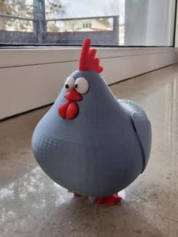 Chonky Chicken - High Detail Multi-Part Kit 3d model