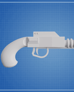 Brutus' First Blaster - Skeleton Crew 3d model