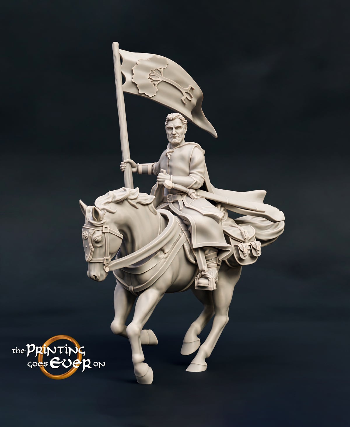 Heathbrant - Mounted 3d model