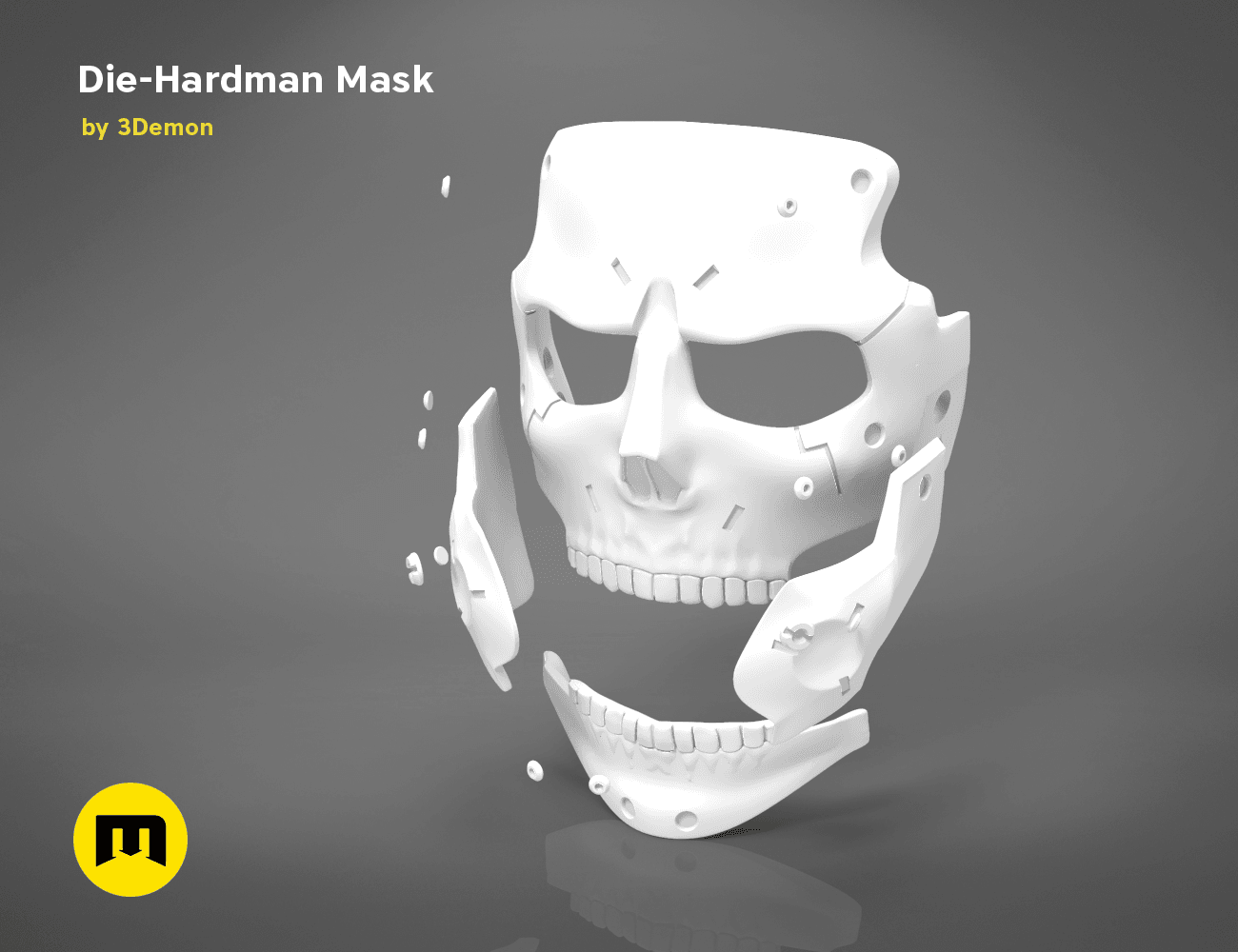 Die-Hardman Mask - Death Stranding 3d model