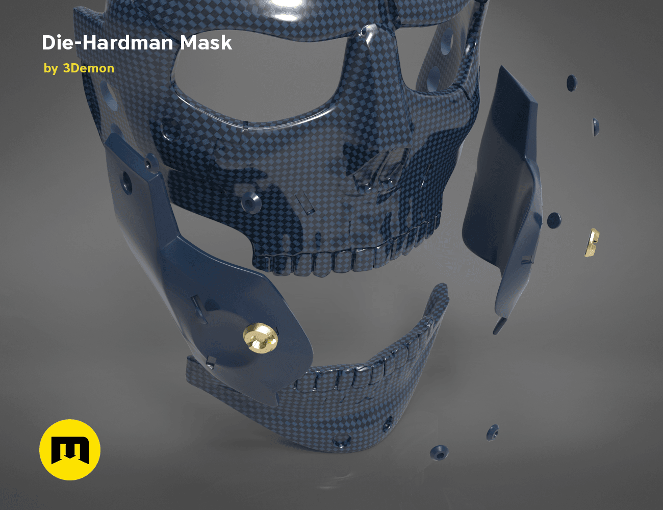 Die-Hardman Mask - Death Stranding 3d model