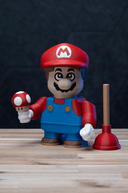 Chunky Mario - Super Mario Bros Kit | No Supports, No AMS, No Glue 3d model
