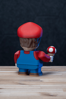 Chunky Mario - Super Mario Bros Kit | No Supports, No AMS, No Glue 3d model