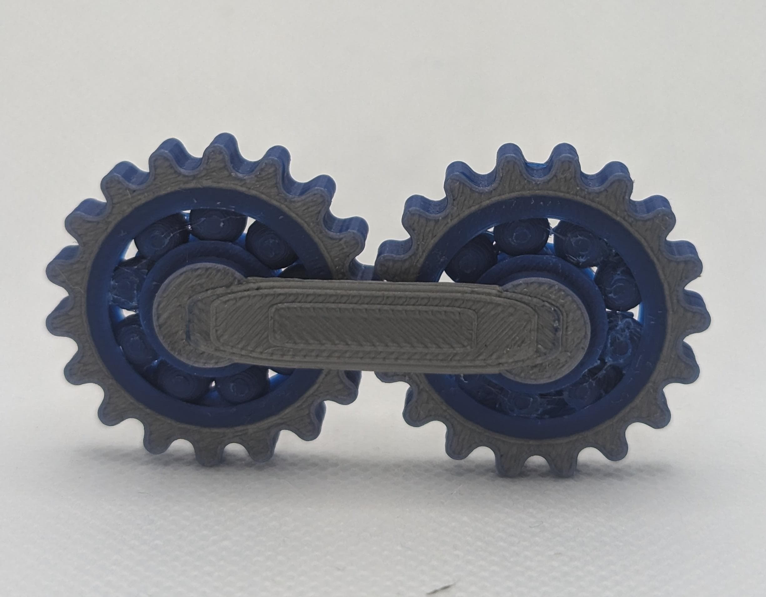 Double Print In Place (PIP) Bearing Gear Fidget 3d model