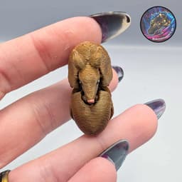 nano flexi armadillo 3d model