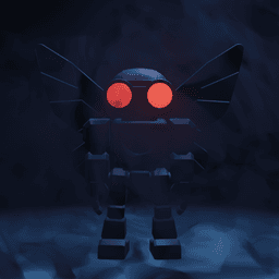 Nocturne — Cryptid Mothman ModBot (Halloween Release) 3d model