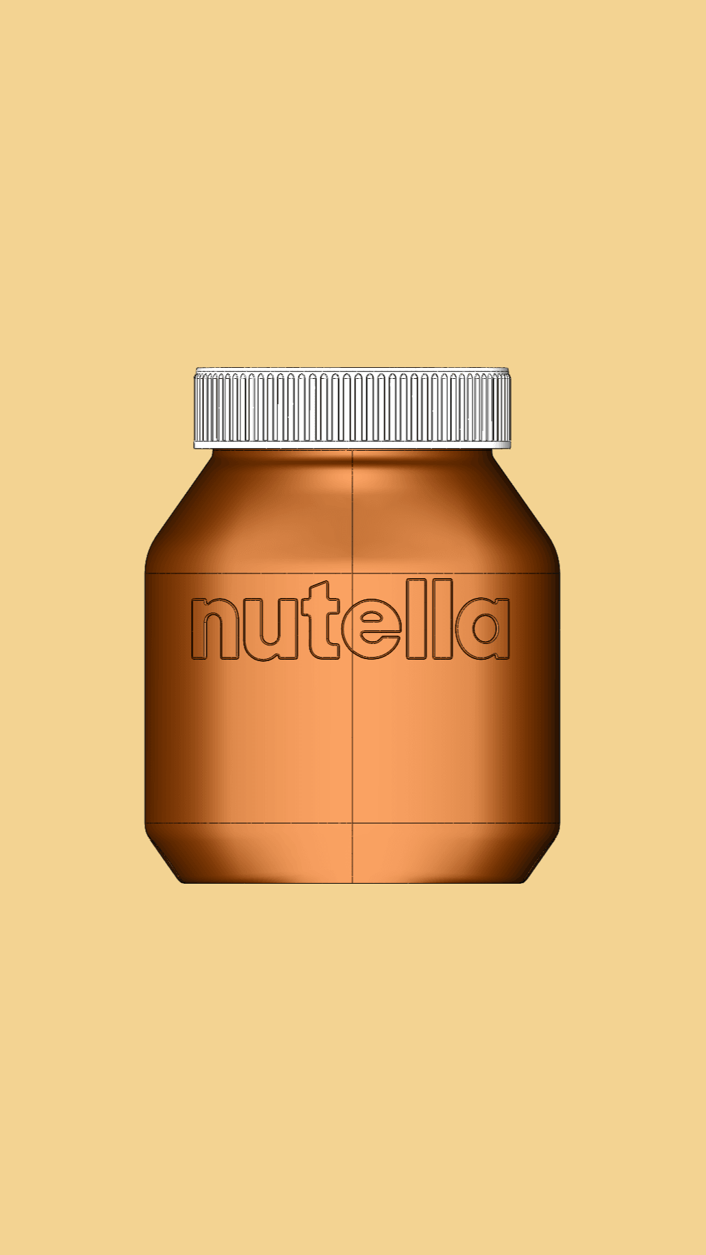 Nutella Flexy 3d model